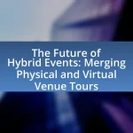 The Future of Hybrid Events: Merging Physical and Virtual Venue Tours