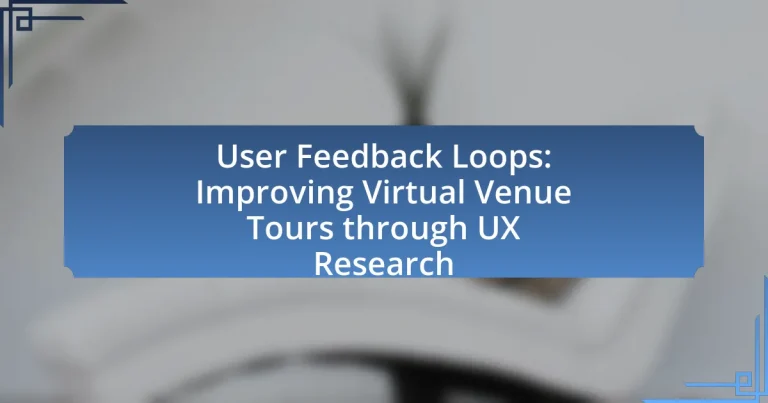 User Feedback Loops: Improving Virtual Venue Tours through UX Research