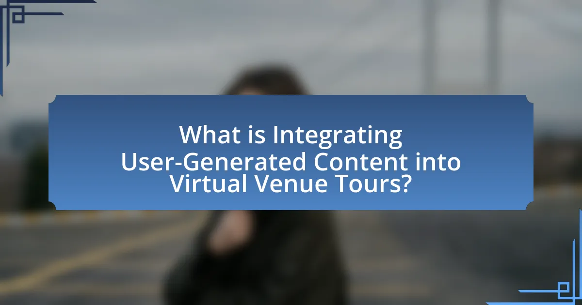 What is Integrating User-Generated Content into Virtual Venue Tours?